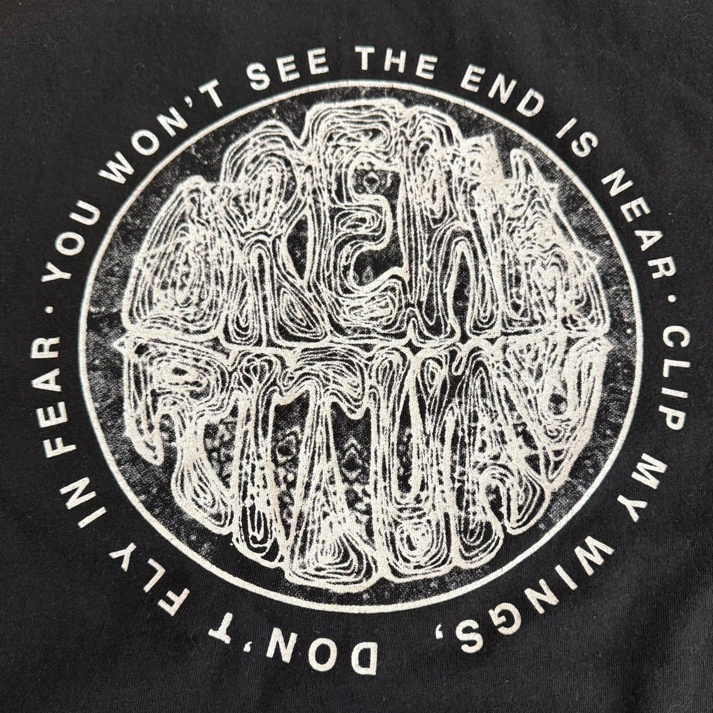 6131 Record Label Dream Ritual T-Shirt Size L Julien Baker Touche Amore Blistered