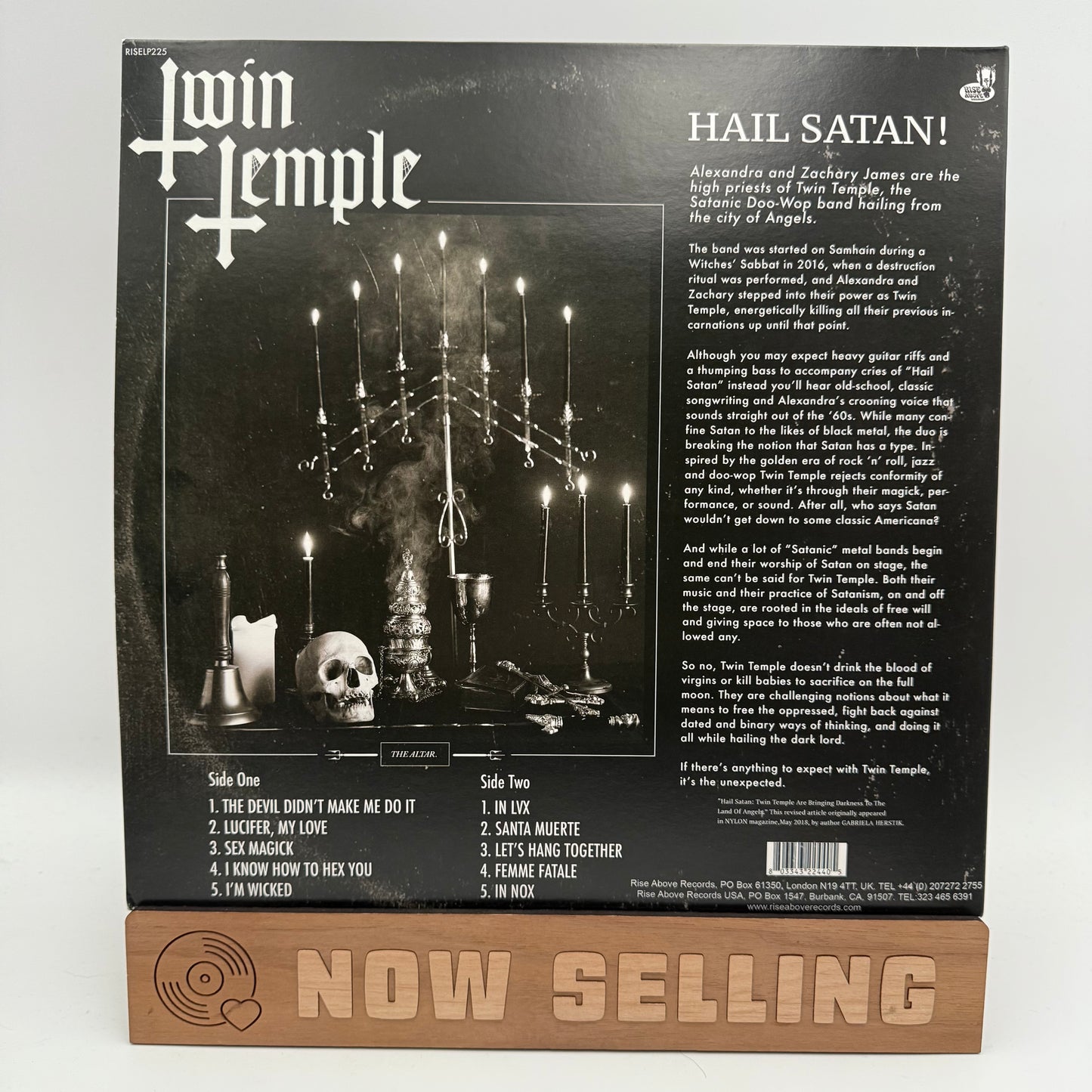 Twin Temple Bring You Their Signature Sound Satanic Doo-Wop Vinyl LP Orange