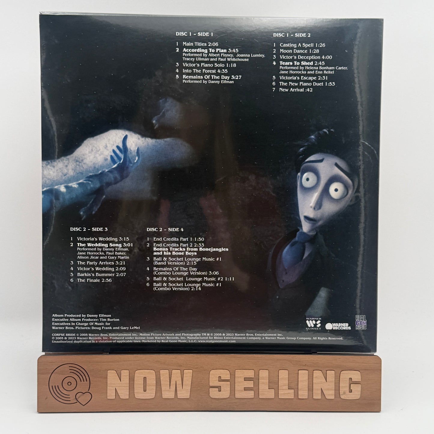 Tim Burton's Corpse Bride Soundtrack Vinyl LP Iridescent Blue SEALED Danny Elfman
