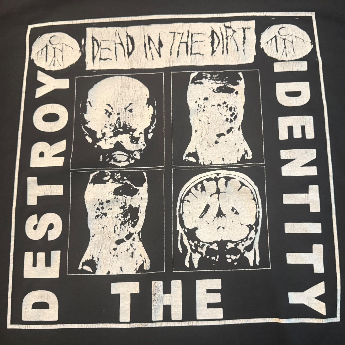 Dead In The Dirt Band Destroy The Identity T-Shirt Size L Southern Lord