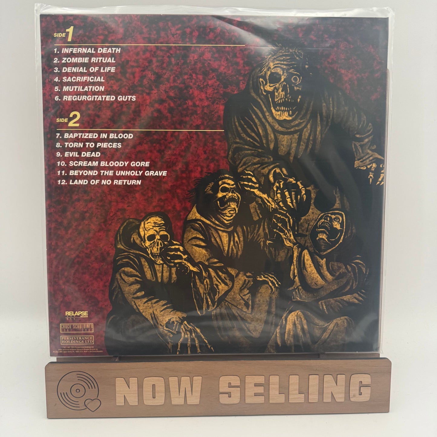 Death - Scream Bloody Gore Vinyl LP Reissue Repress
