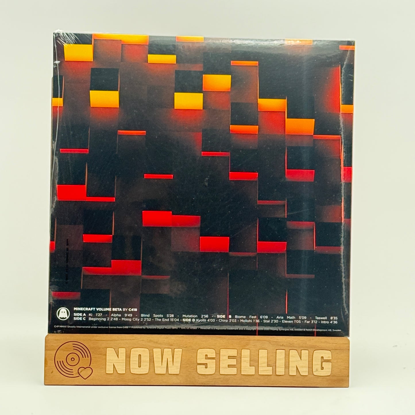 C418 - Minecraft Soundtrack - Volume Beta Vinyl LP Fire Splatter SEALED