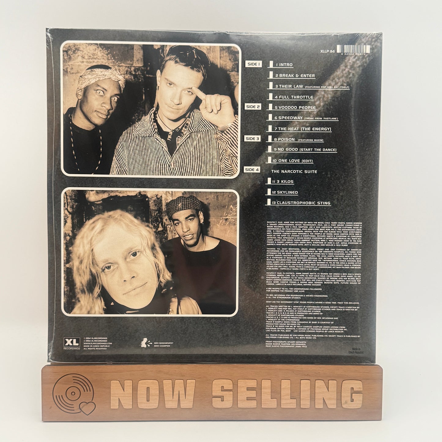 Prodigy - Music For The Jilted Generation Vinyl LP Reissue SEALED