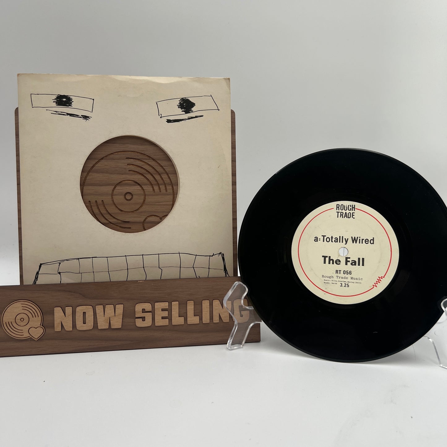 The Fall - Totally Wired Vinyl 7" Original 1st Press WEA West Drayton