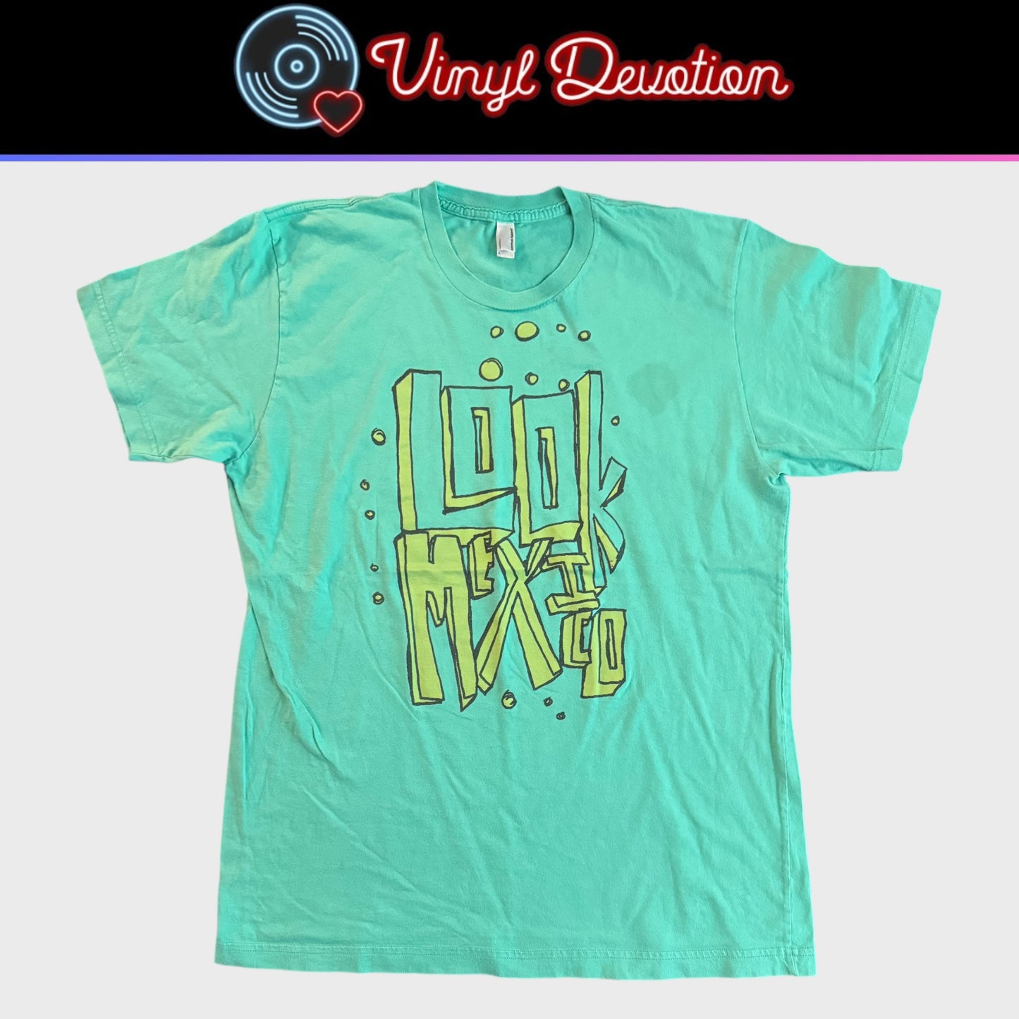 Look Mexico Band Green T-Shirt Size L