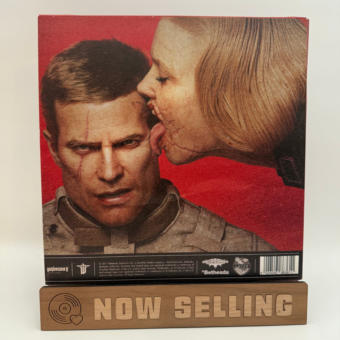 Wolfenstein II: The New Colossus Video Game Soundtrack Vinyl LP Red Mick Gordon