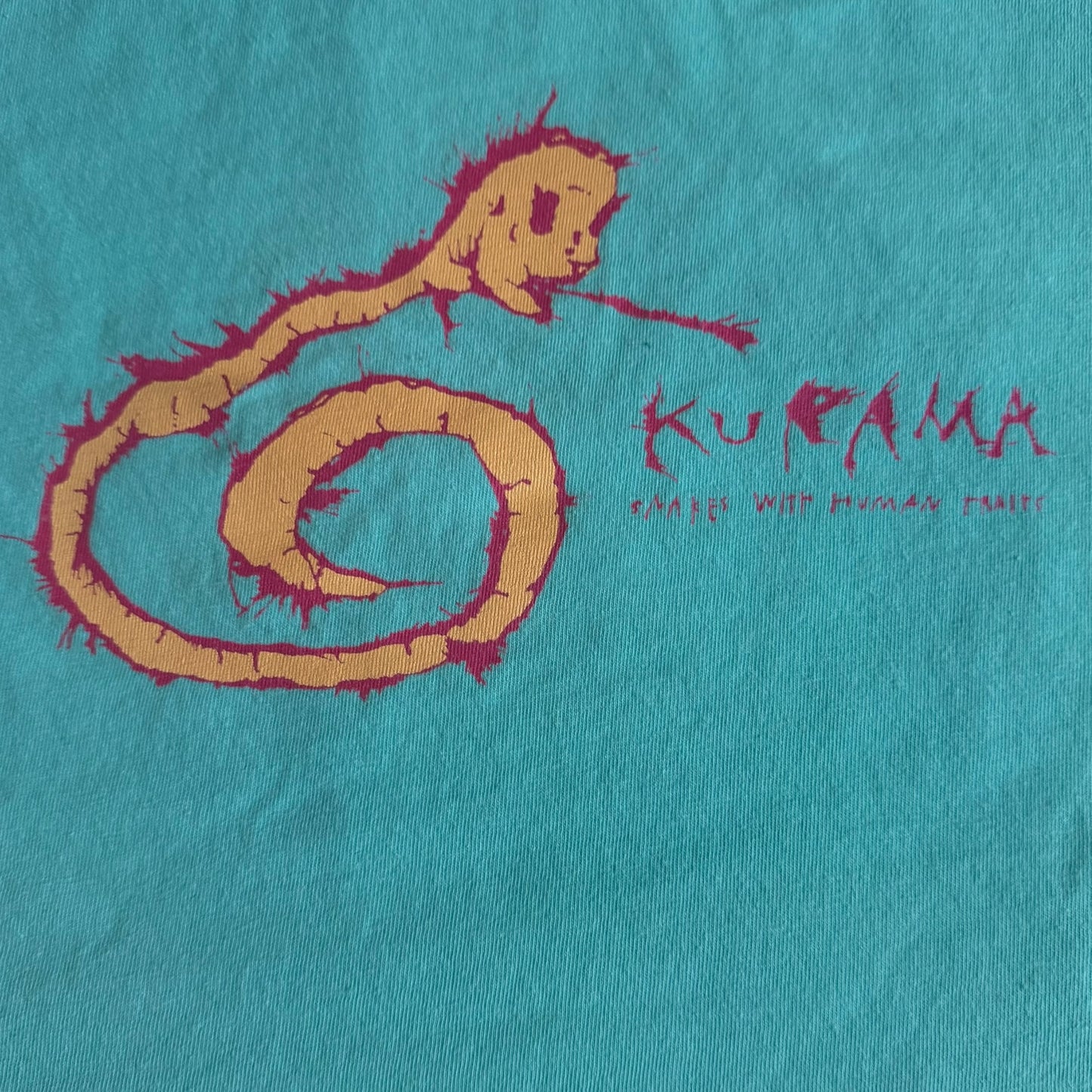 Kurama Band Snakes With Human Traits Electric Blue T-Shirt Size XL
