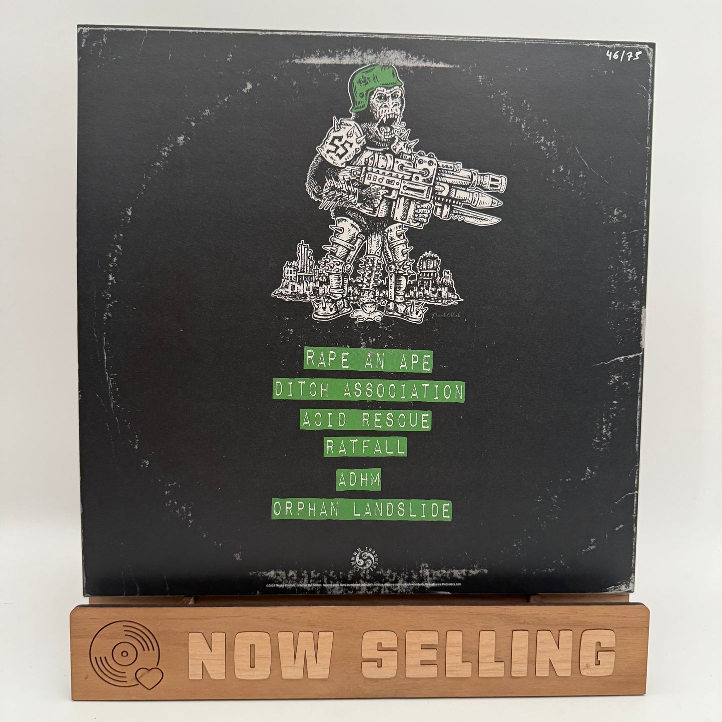 Simian Steel - Missing Fucking Link Vinyl LP Aaarrrggh! Red Black Swirl Iron Monkey