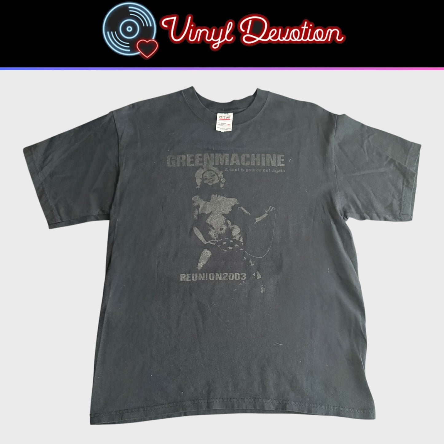 GREENMACHiNE Band 2003 Reunion Vintage T-Shirt Size M Japanese Stoner Doom