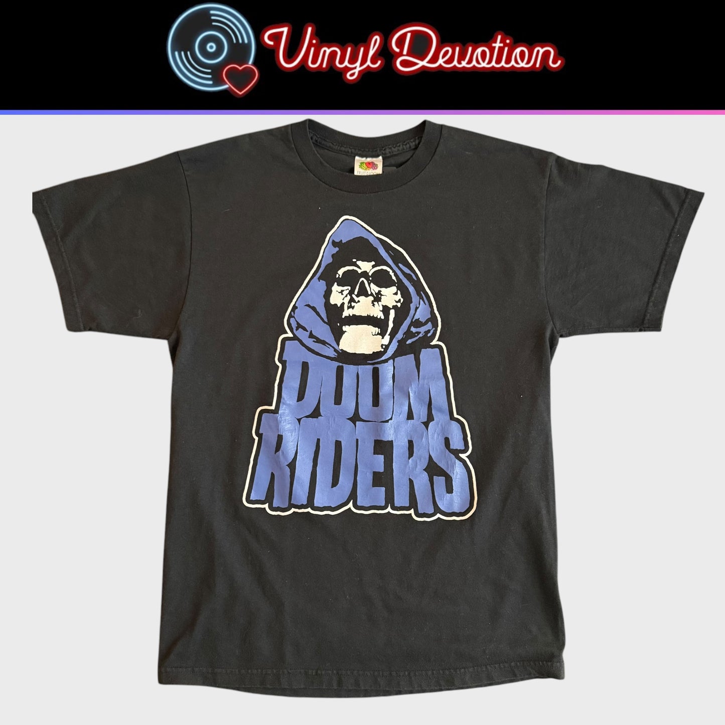 Doomriders Band Blue Reaper Vintage T-Shirt Size M Converge Jesuit Deafheaven Panic