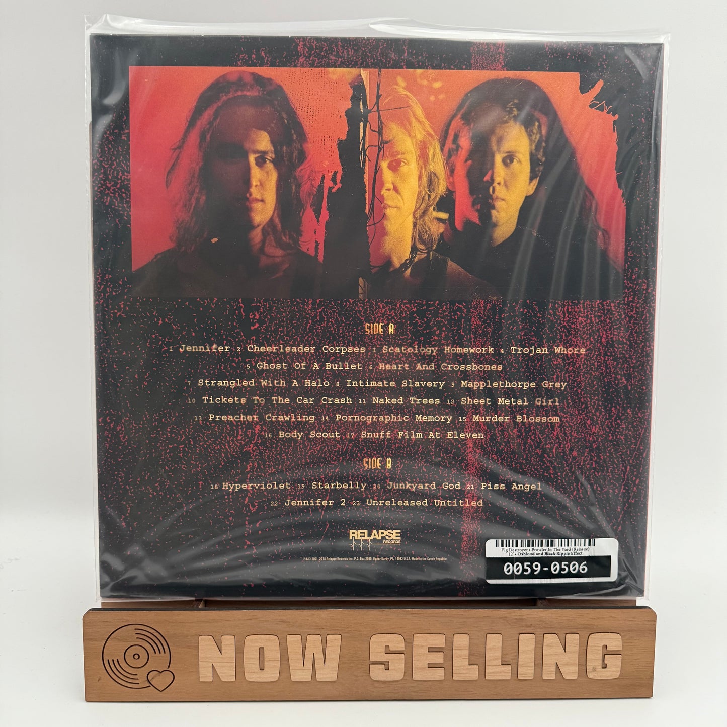 Pig Destroyer - Prowler In The Yard Vinyl LP Oxblood Black Ripple Effect