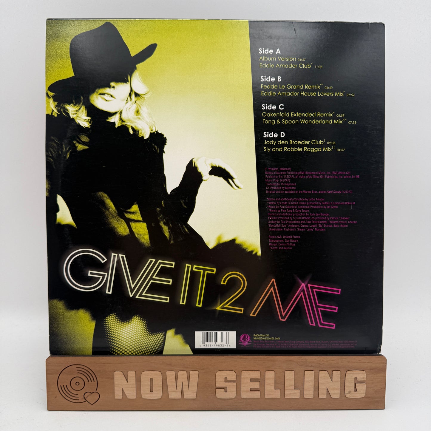 Madonna - Give It 2 Me Vinyl 2 x 12" Remixes Hard Candy