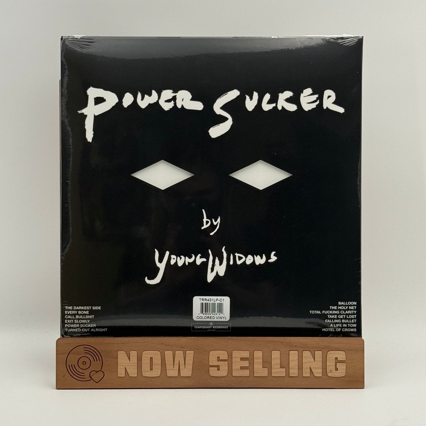 Young Widows - Power Sucker Vinyl LP Metallic Silver w/ Opaque Blue Streaks SEALED