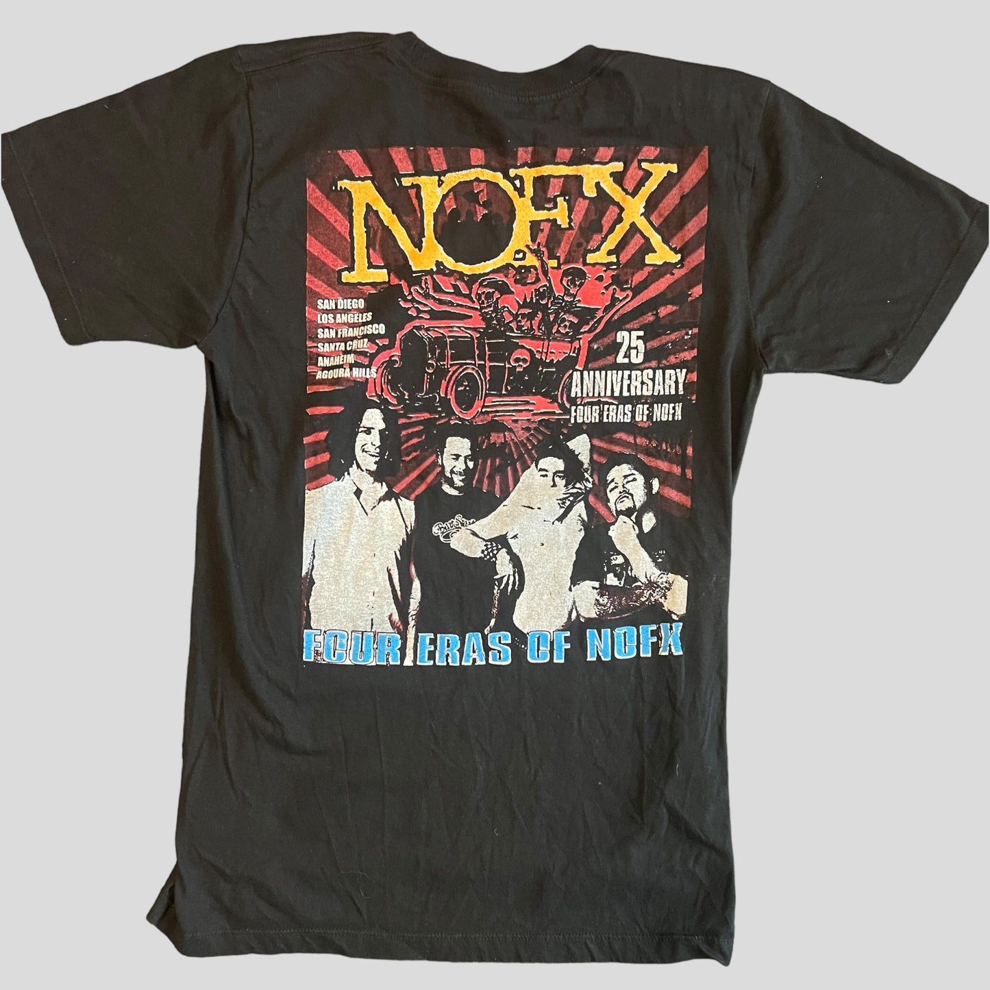 NOFX Band - Black 25th Anniversary T-Shirt Size S