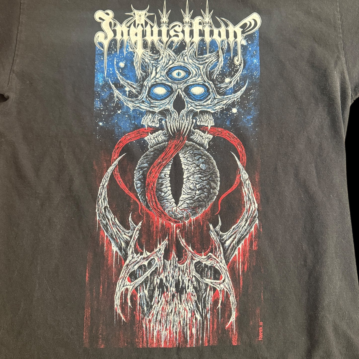 Inquisition Band For The Mystical Ones I Sing T-Shirt Size M Ominous Doctrines Of The Perpetual Mystical Macrocosm