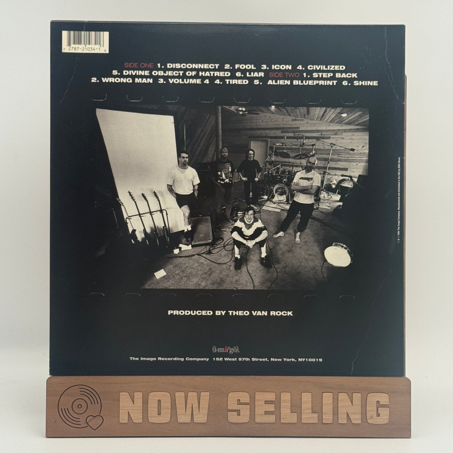Rollins Band - Weight Vinyl LP Clear Original 1st Press Imago