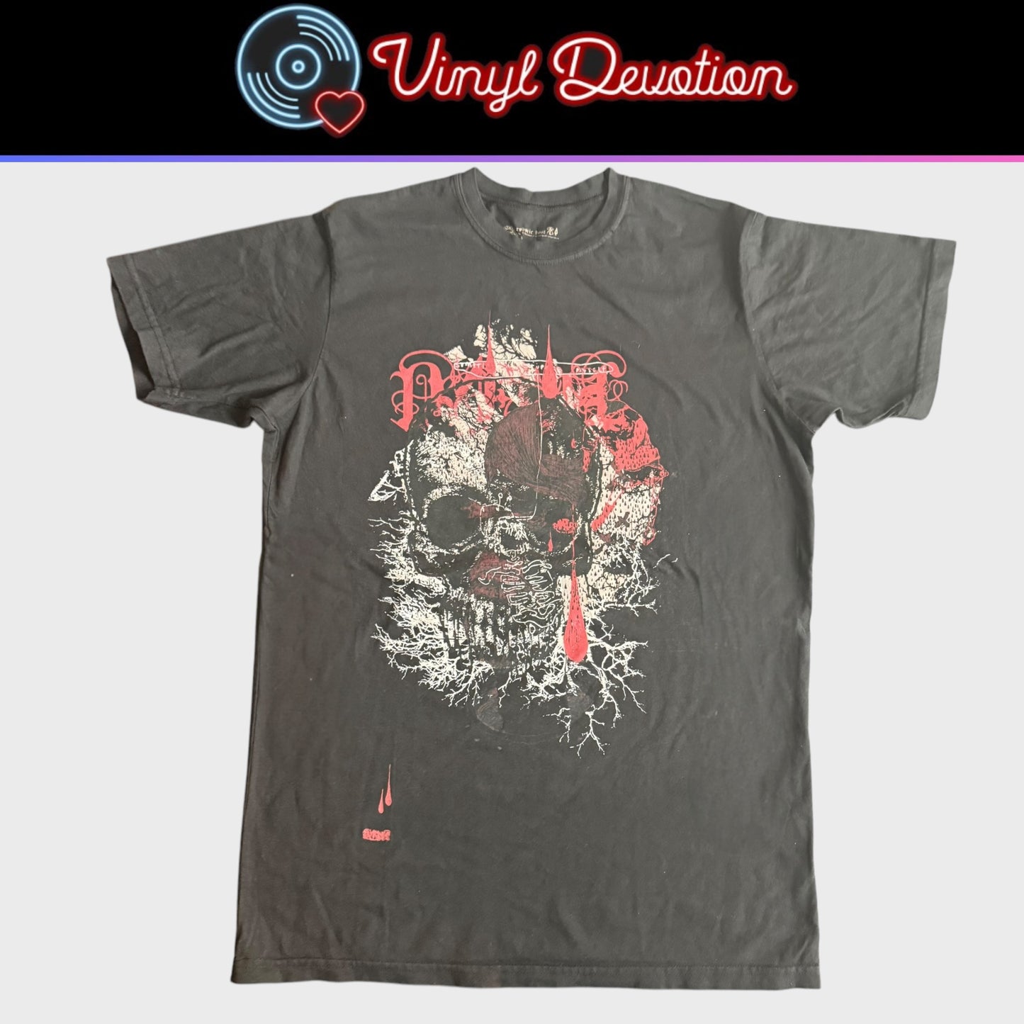 Pelican Band x Robotic Empire x Seldon Hunt Skull Bloom T-Shirt Size M Robotic Boot