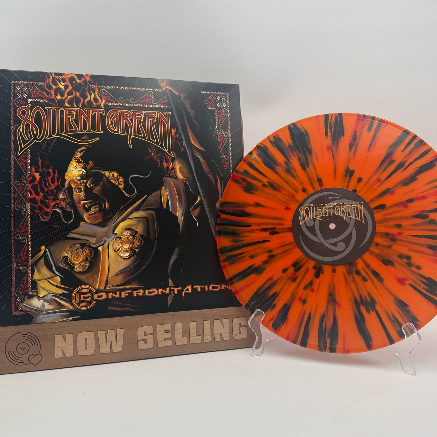 Soilent Green - Confrontation Vinyl LP Orange Krush Black Splatter