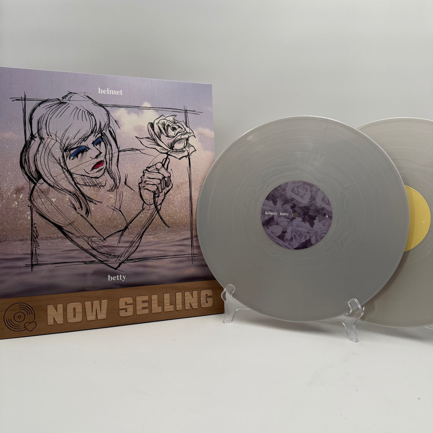 Helmet - Betty Vinyl LP Gray 30th Anniversary Numbered IVC + Signed Print