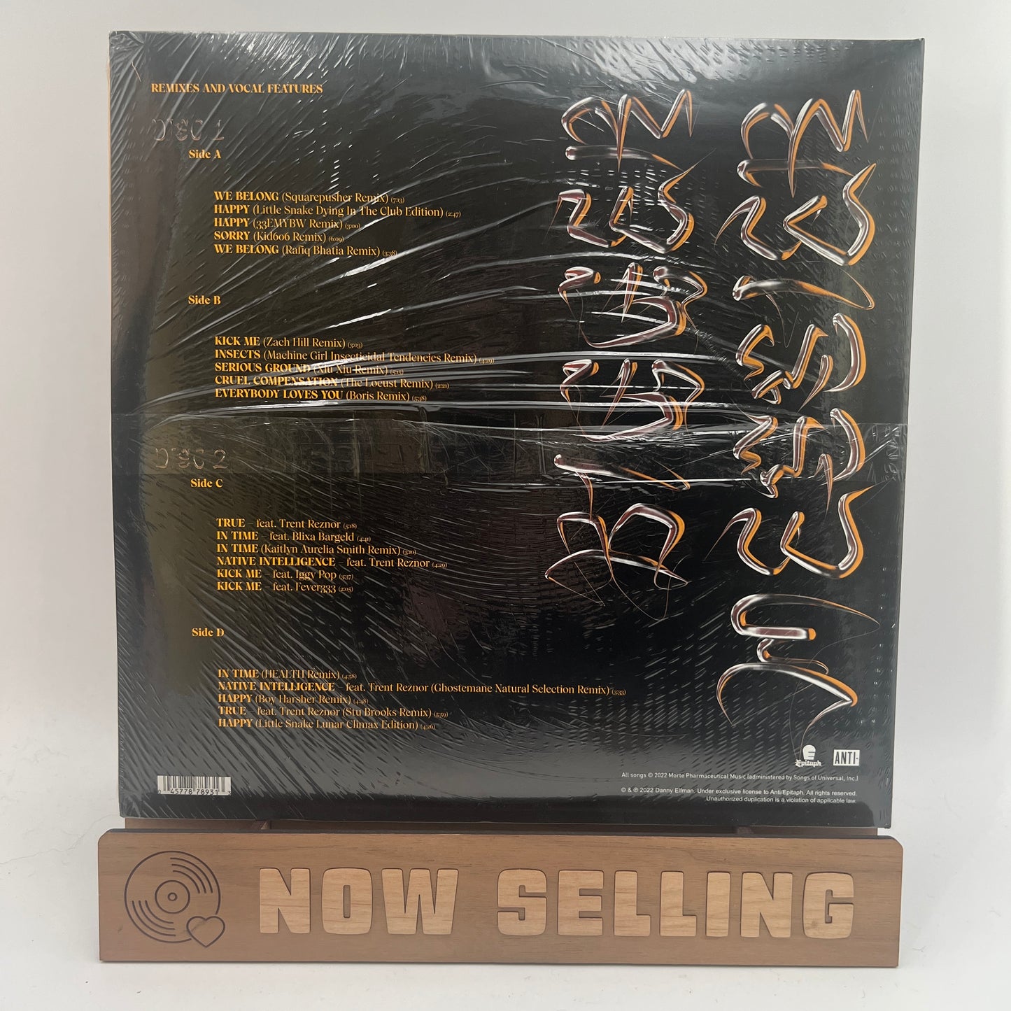 Danny Elfman - Bigger. Messier. Vinyl LP Orange / White SEALED