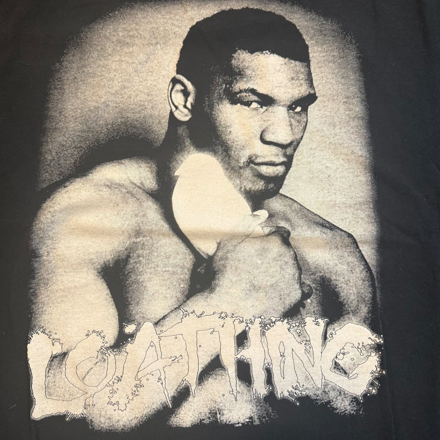 Loathing Hardcore Band Mike Tyson - Discography 15-17 T-Shirt Size L