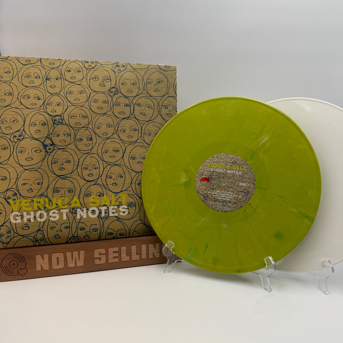 Veruca Salt - Ghost Notes Vinyl LP Green Marbled / White