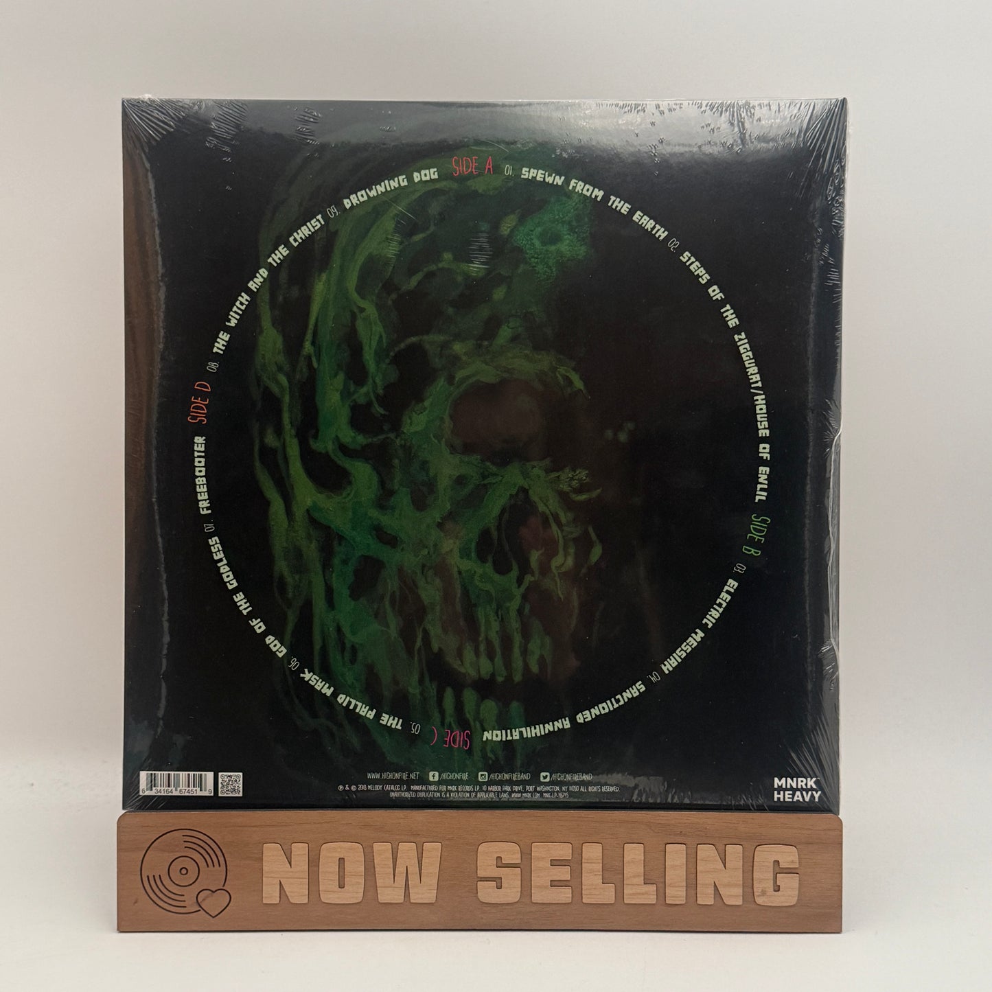 High On Fire - Electric Messiah Vinyl LP Poison Dart Frog Green SEALED