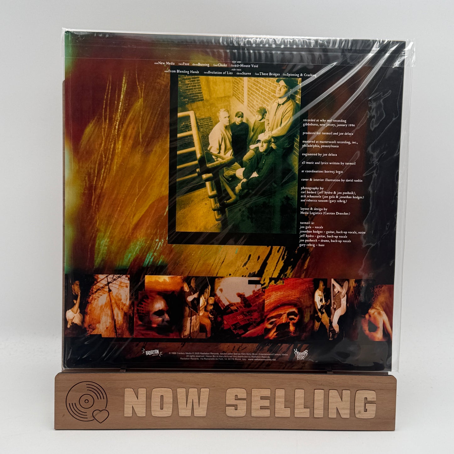 Turmoil - From Bleeding Hands Vinyl LP Reissue Orange