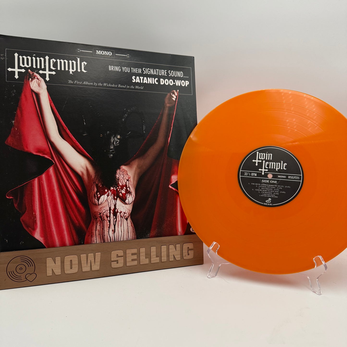Twin Temple Bring You Their Signature Sound Satanic Doo-Wop Vinyl LP Orange
