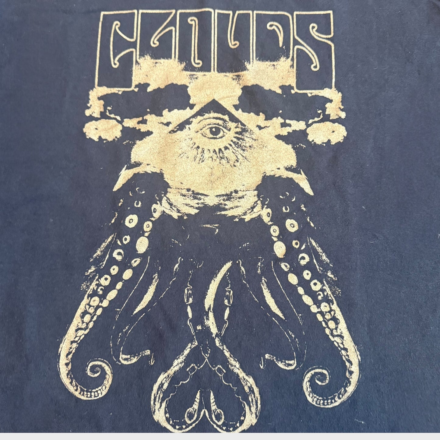 Clouds Band Legendary Demo Blue Long Sleeve T-Shirt Size L Converge Cave In American Nightmare