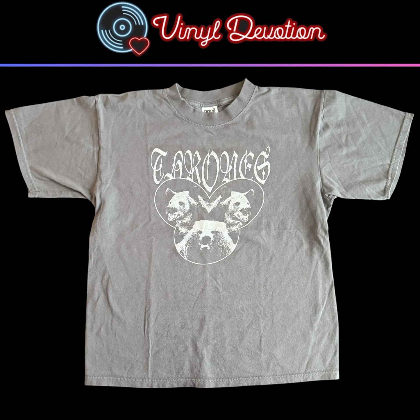 Thrones Doom Band Bears Gray Vintage T-Shirt Size M Joe Preston Melvins