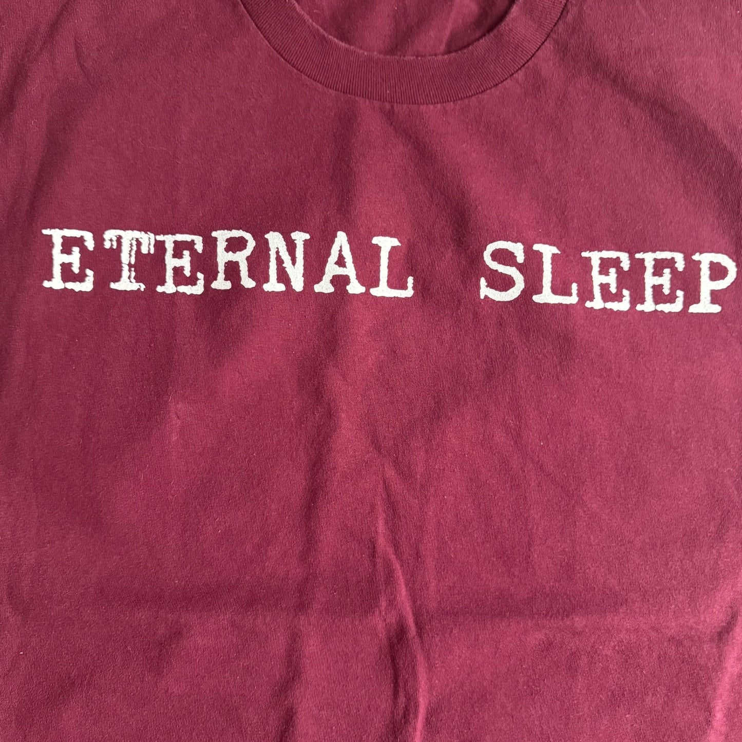 Eternal Sleep Band Call Designd To Destroy Your Love Maroon T-Shirt Size XL