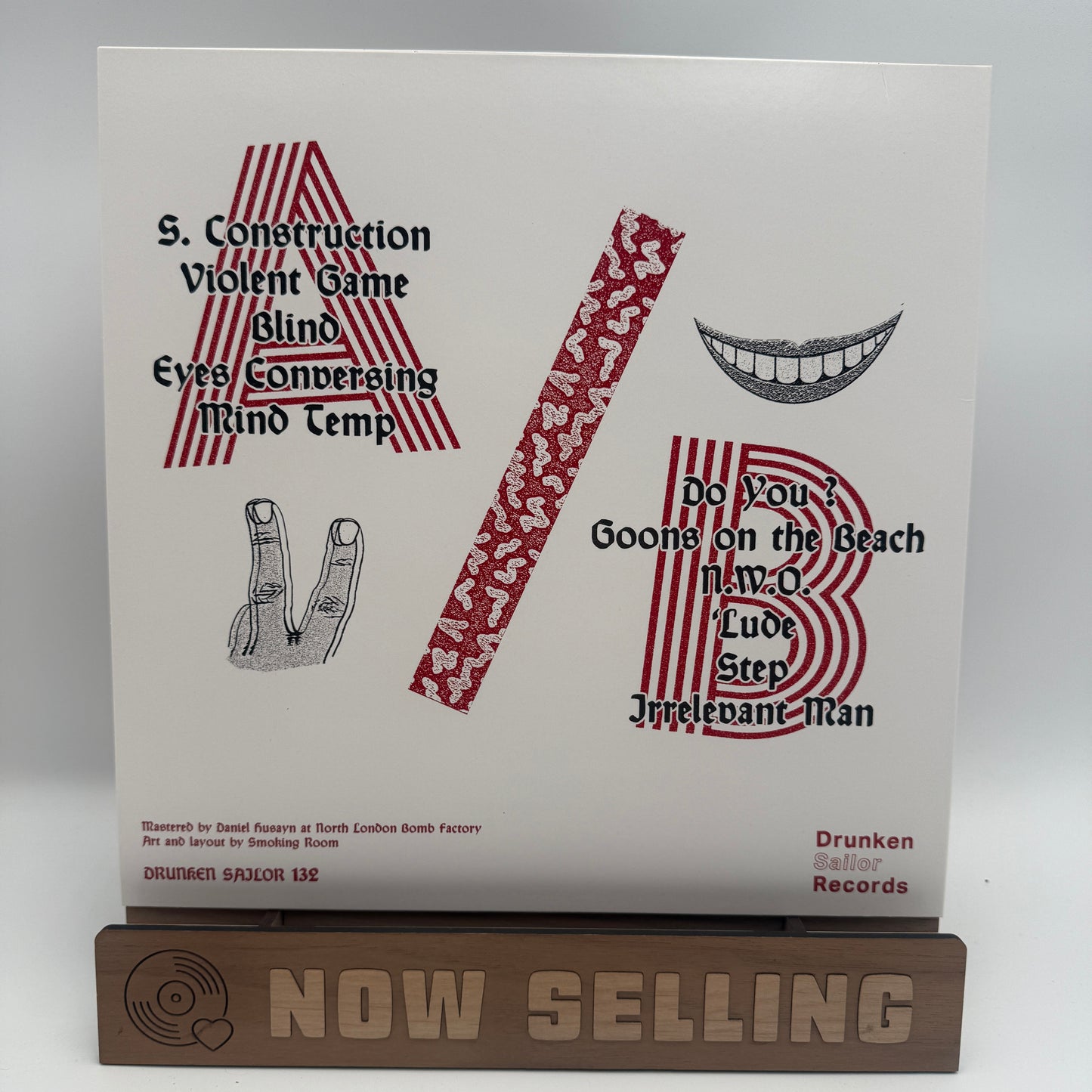 Smirk - Smirk Self Titled Vinyl LP Red LTD 100 Crisis Man