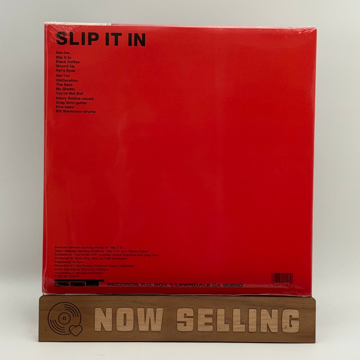 Black Flag - Slip It In Vinyl LP Reissue SEALED