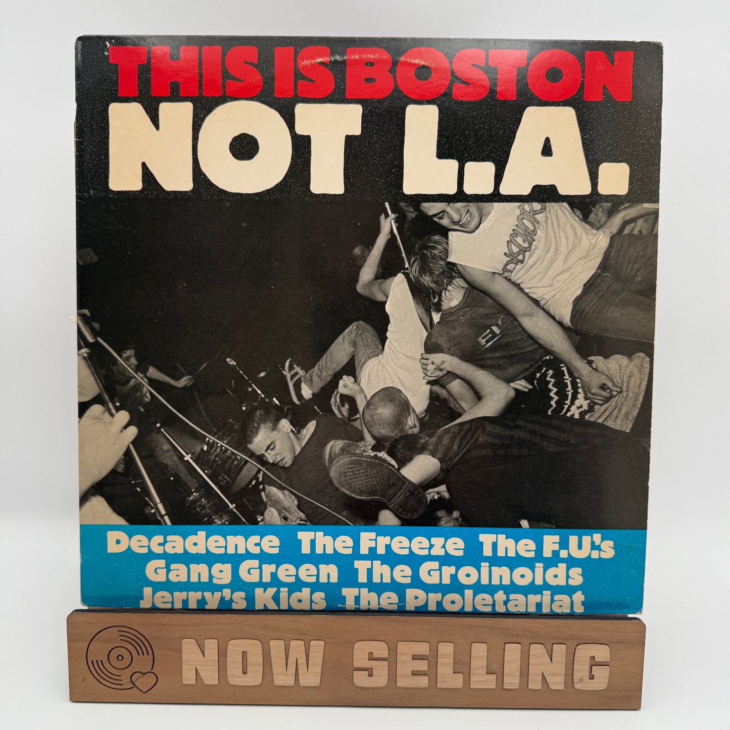 This Is Boston Not L.A. Vinyl LP Blue Labels Original 1st Press Jerry's Kids The Freeze FU's