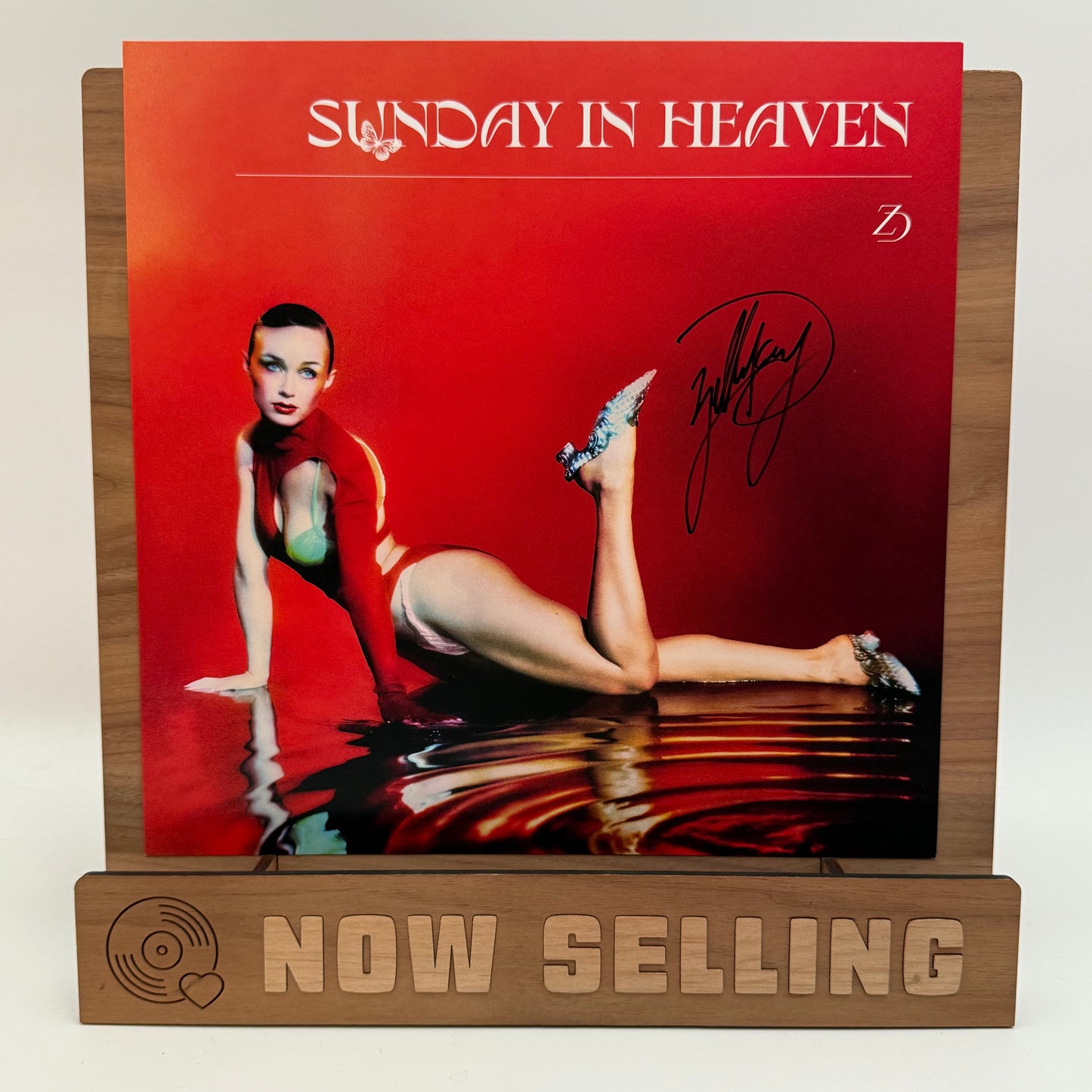 Zella Day - Sunday In Heaven Vinyl LP Cherry Heart SEALED w/ SIGNED Insert