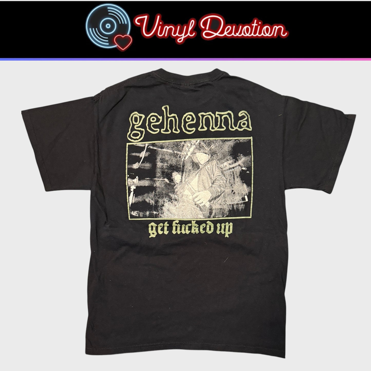 Gehenna Band Get Fucked Up 2010 T-Shirt Size M