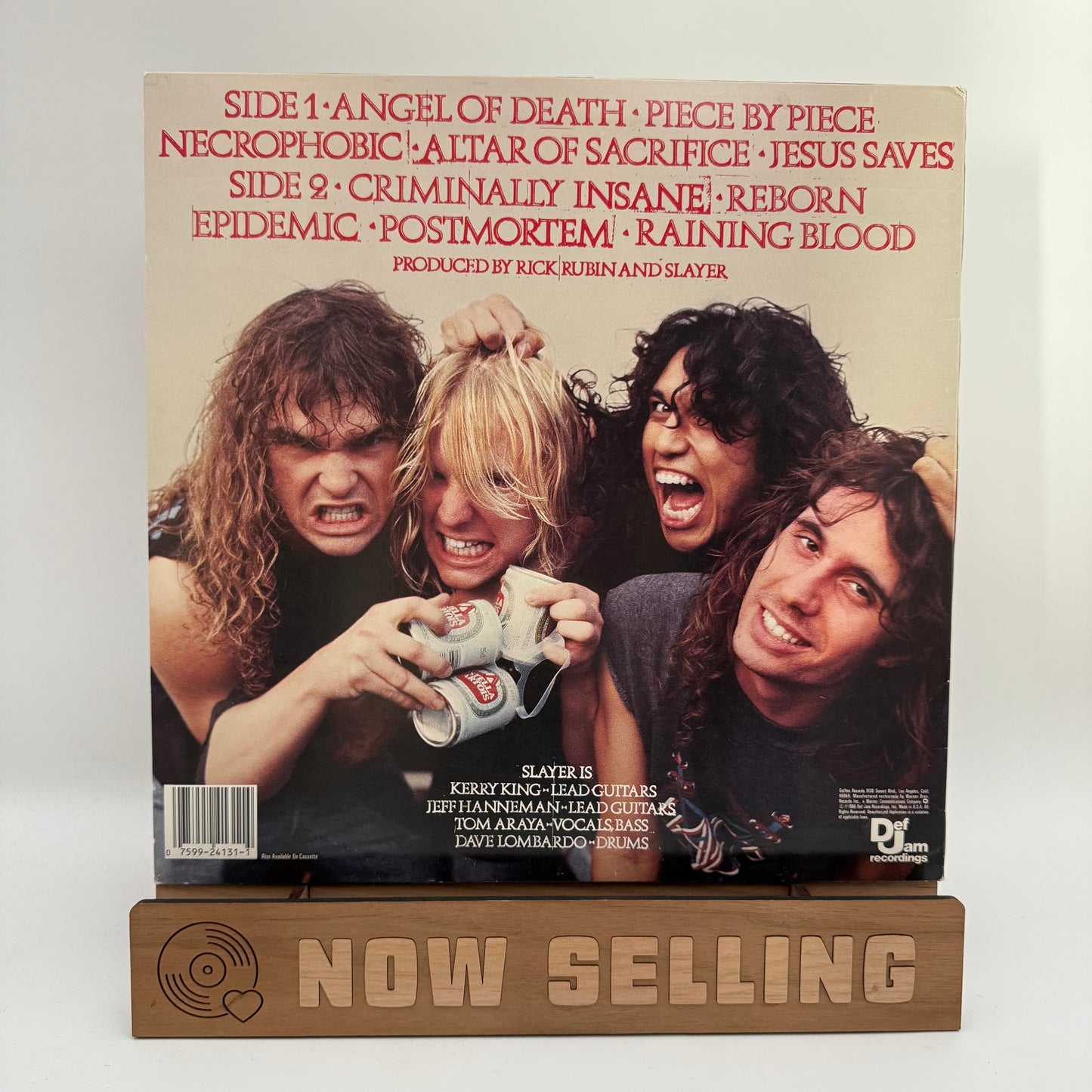 Slayer - Reign In Blood Vinyl LP Original US 1st Press