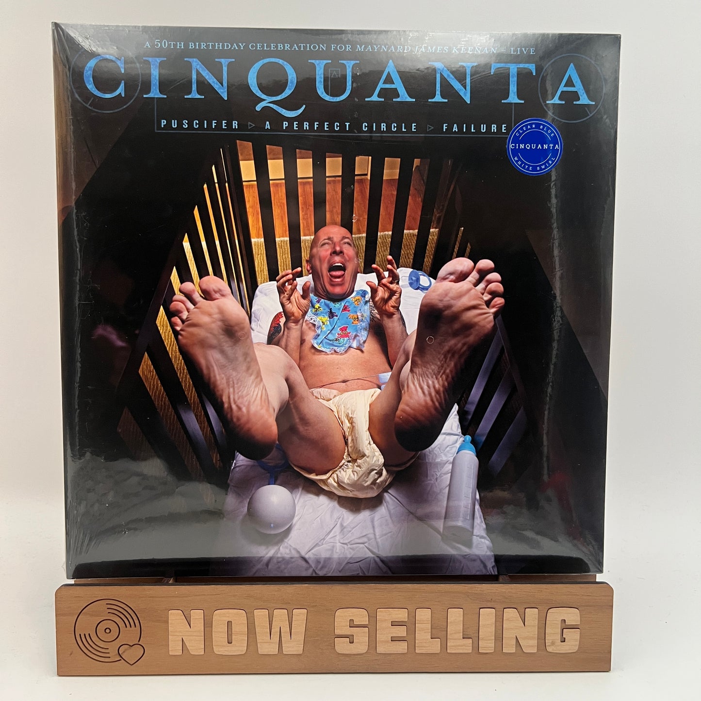 Puscifer / A Perfect Circle / Failure - Cinquanta Vinyl LP Clear Blue White Swirl SEALED