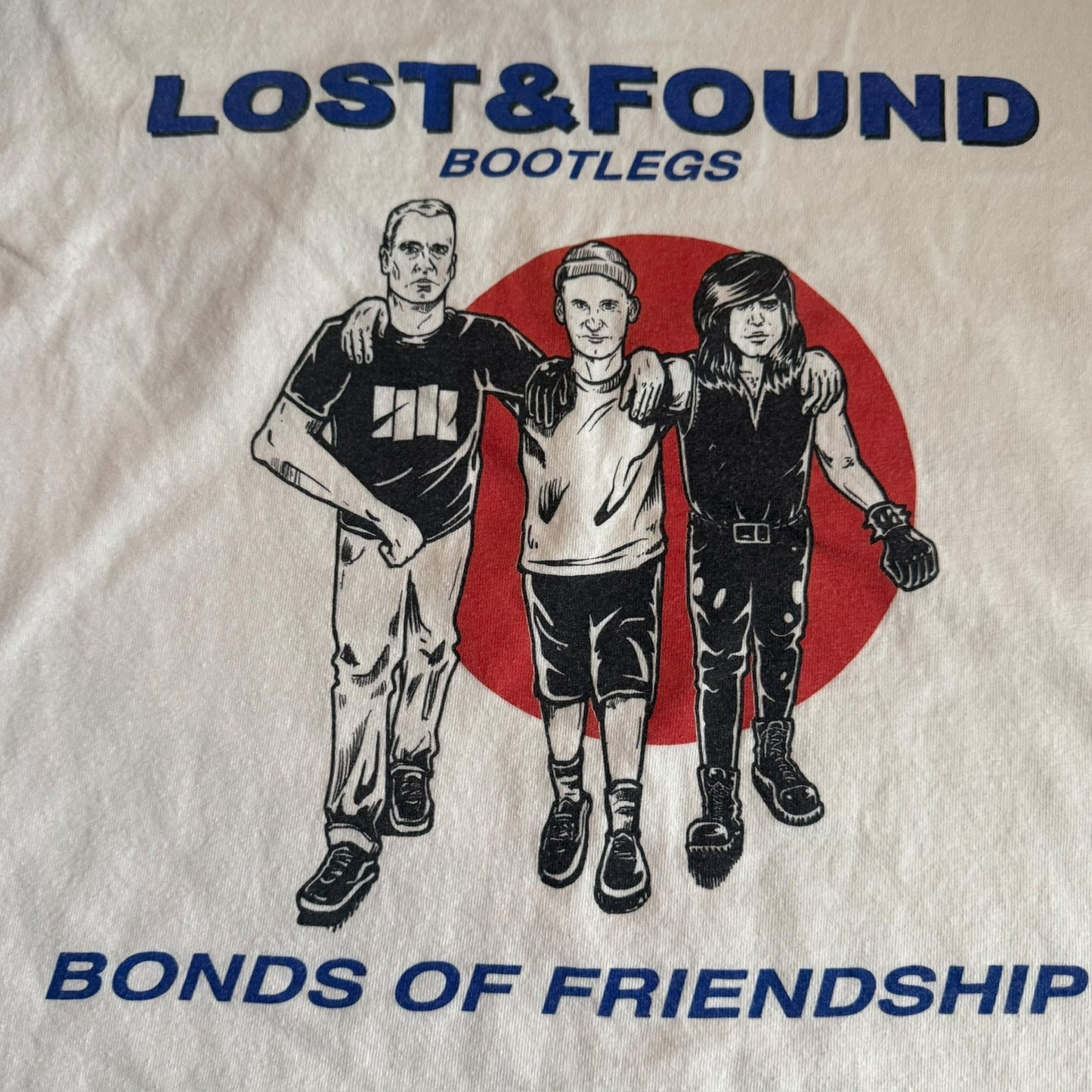 Lost And Found Bootlegs Bonds Of Friendship Henry, Ian, Glenn Long Sleeve T-Shirt Size XL