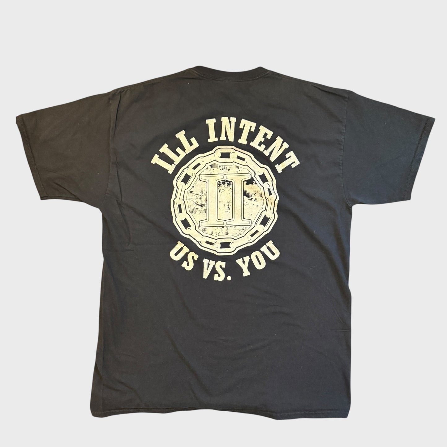 Ill Intent Hardcore Band Us Vs You T-Shirt Size L