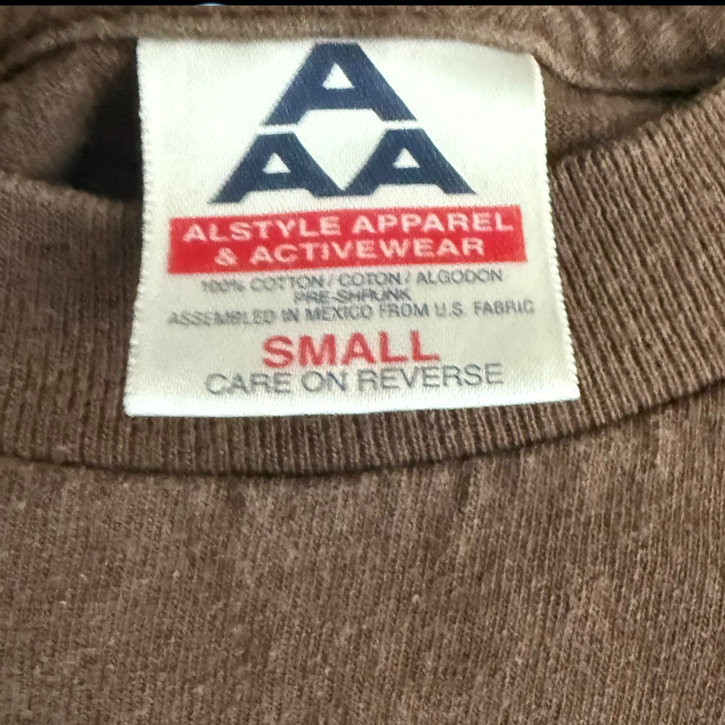 Big Boys Band Gnarmadillo 90s Vintage Brown Long Sleeve T-Shirt Size S