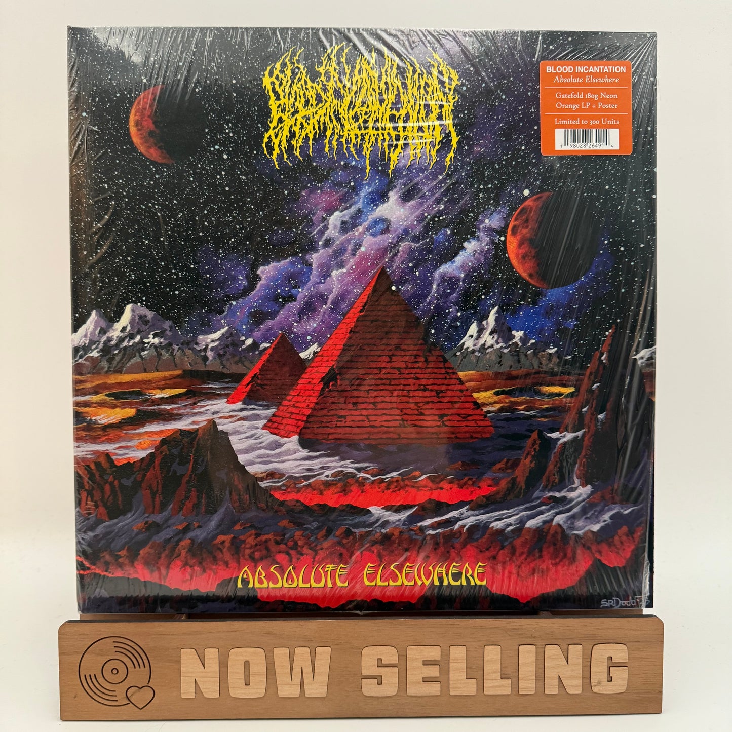 Blood Incantation - Absolute Elsewhere Vinyl LP Neon Orange LTD 300