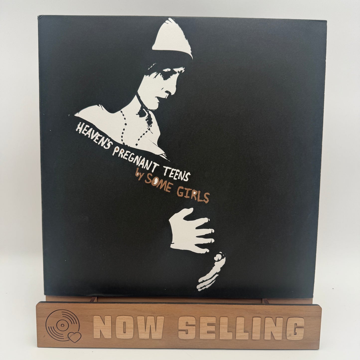 Some Girls - Heaven's Pregnant Teens Vinyl LP Black w/ Gold Swirl Repress Justin Pearson