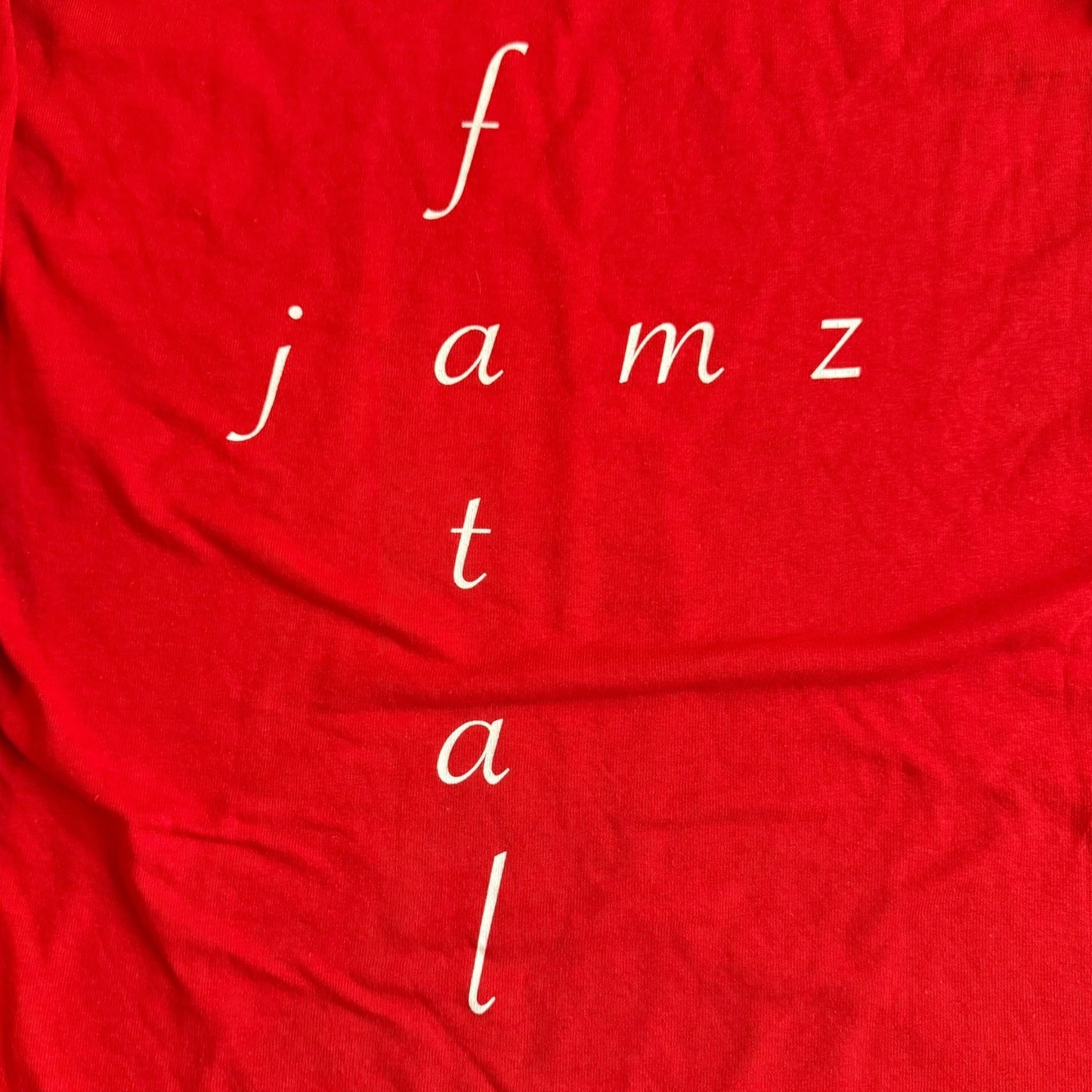 Fatal Jamz Band It Was The Scent Of Innocence Red Long Sleeve T-Shirt Size S