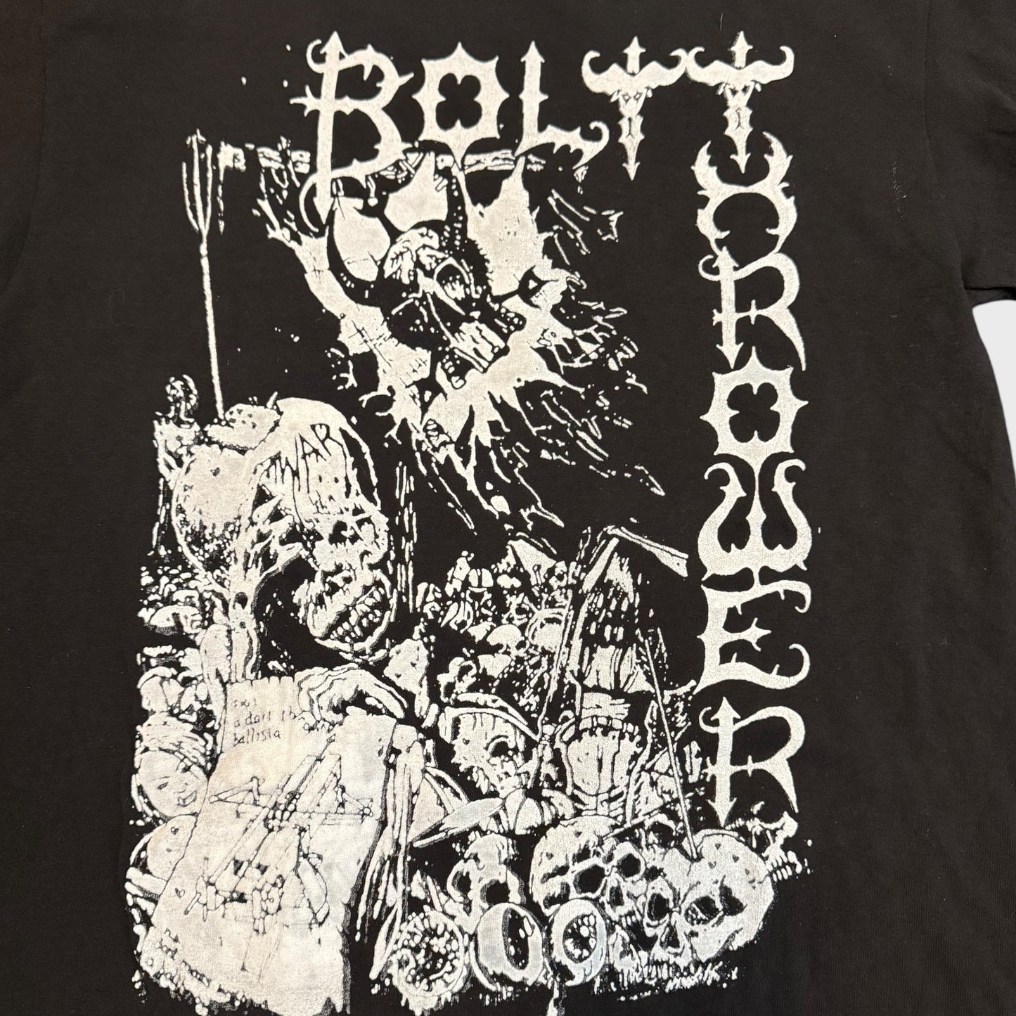 Bolt Thrower Band In Battle There Is No Law Y2K Vintage T-Shirt Size M