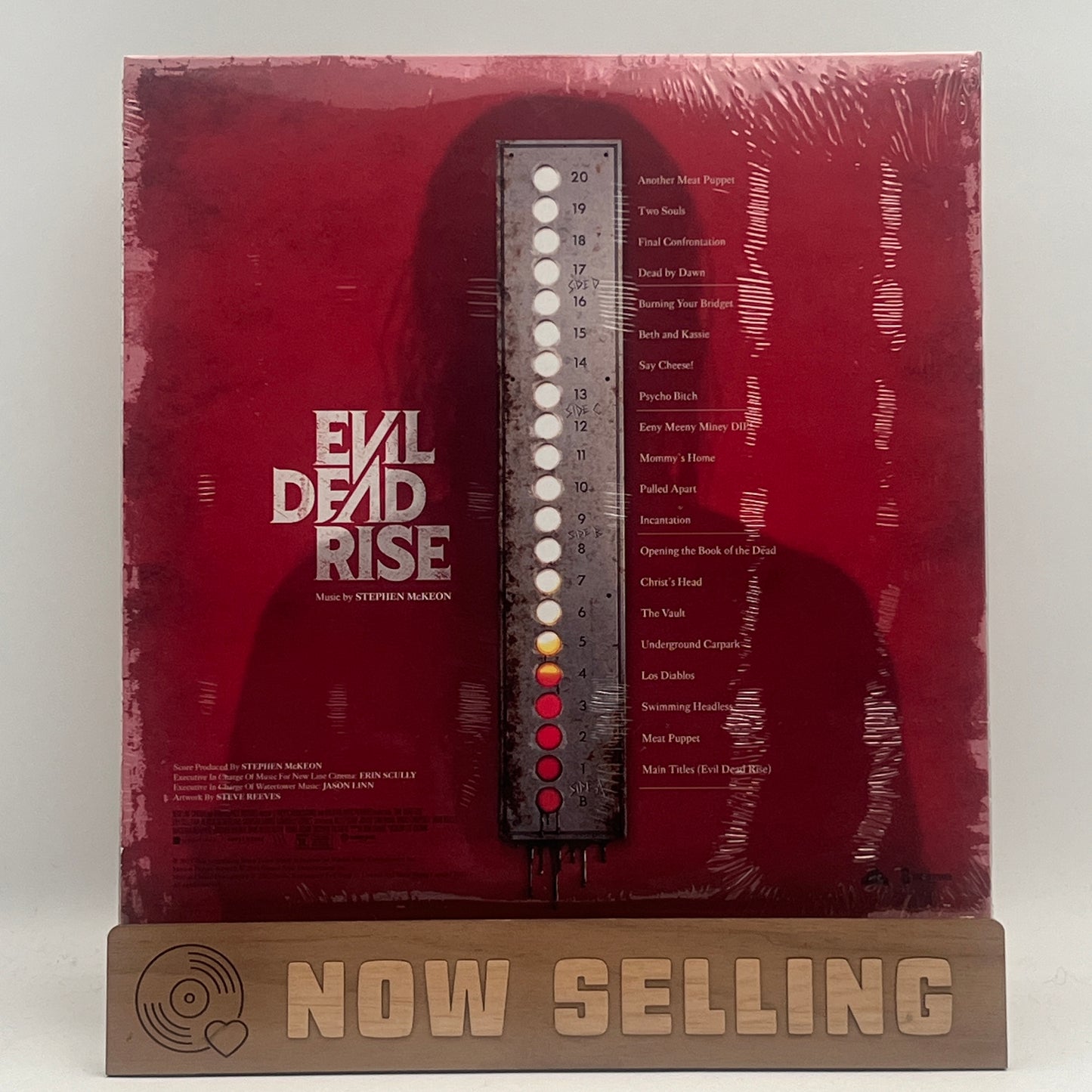 Evil Dead Rise Soundtrack Vinyl LP Blue & Red Hand Poured SEALED