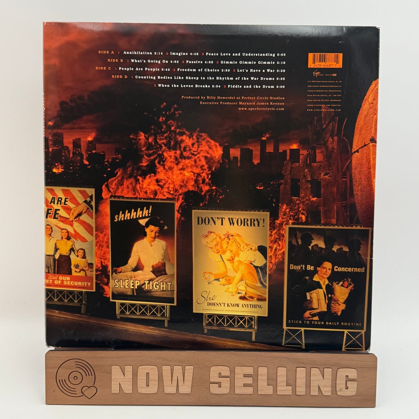 A Perfect Circle - Emotive Vinyl LP Orange
