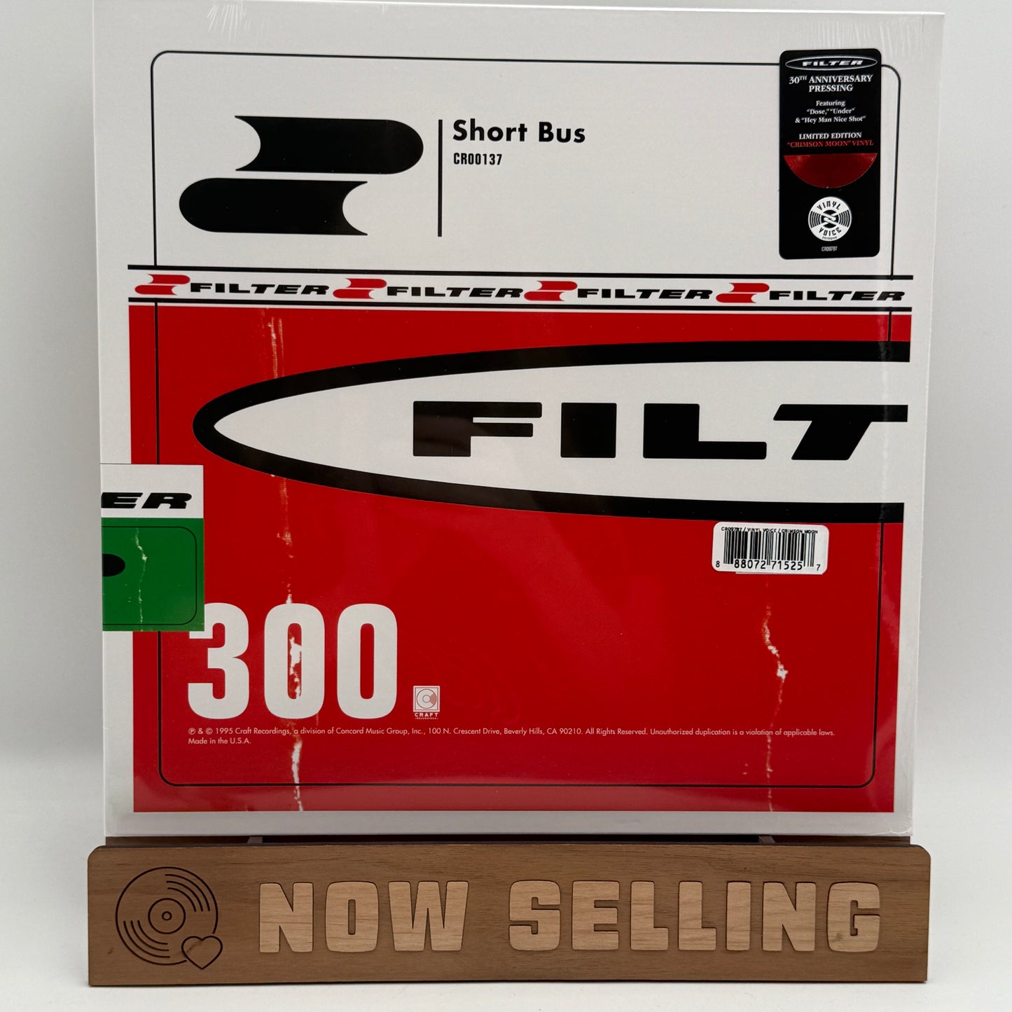 Filter - Short Bus Vinyl LP Red Crimson Moon RSD Essential SEALED