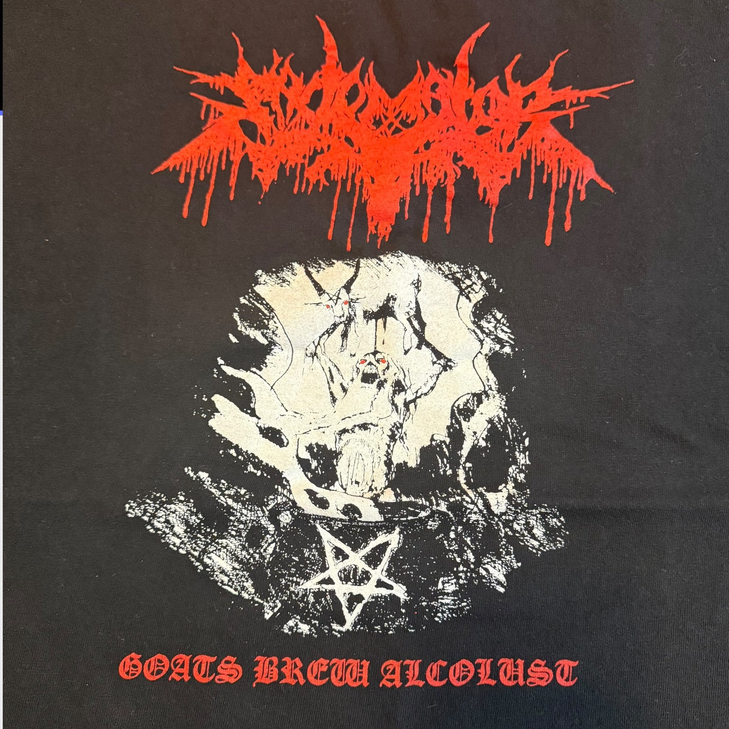 Sadomator Band Goats Brew Alcolust T-Shirt Size XL